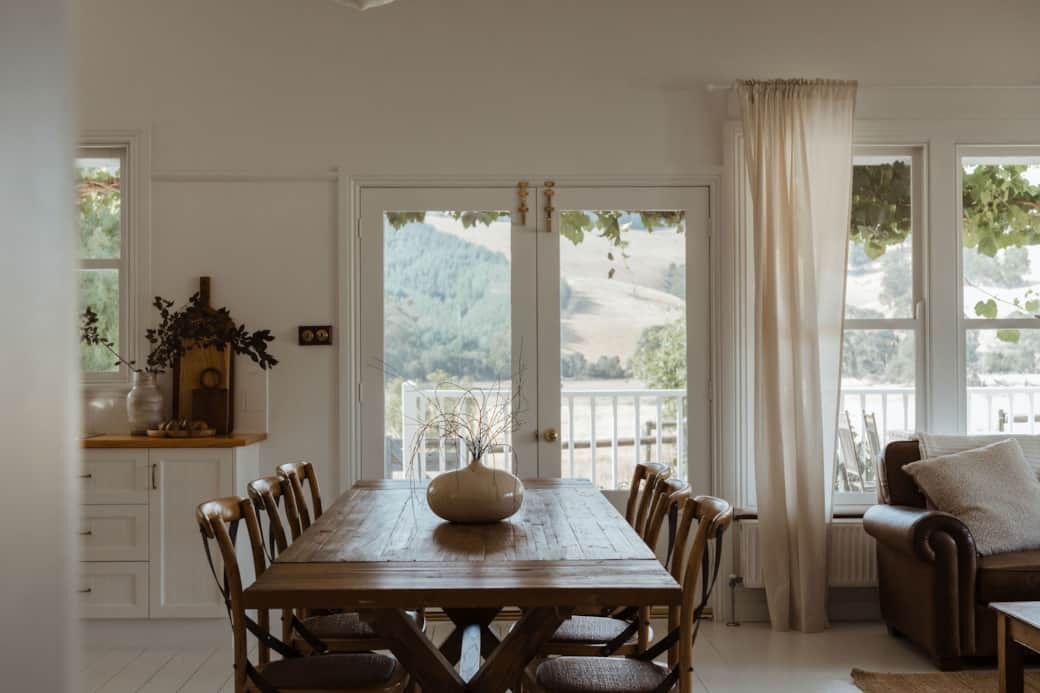 Dining Table With Agrarian Views