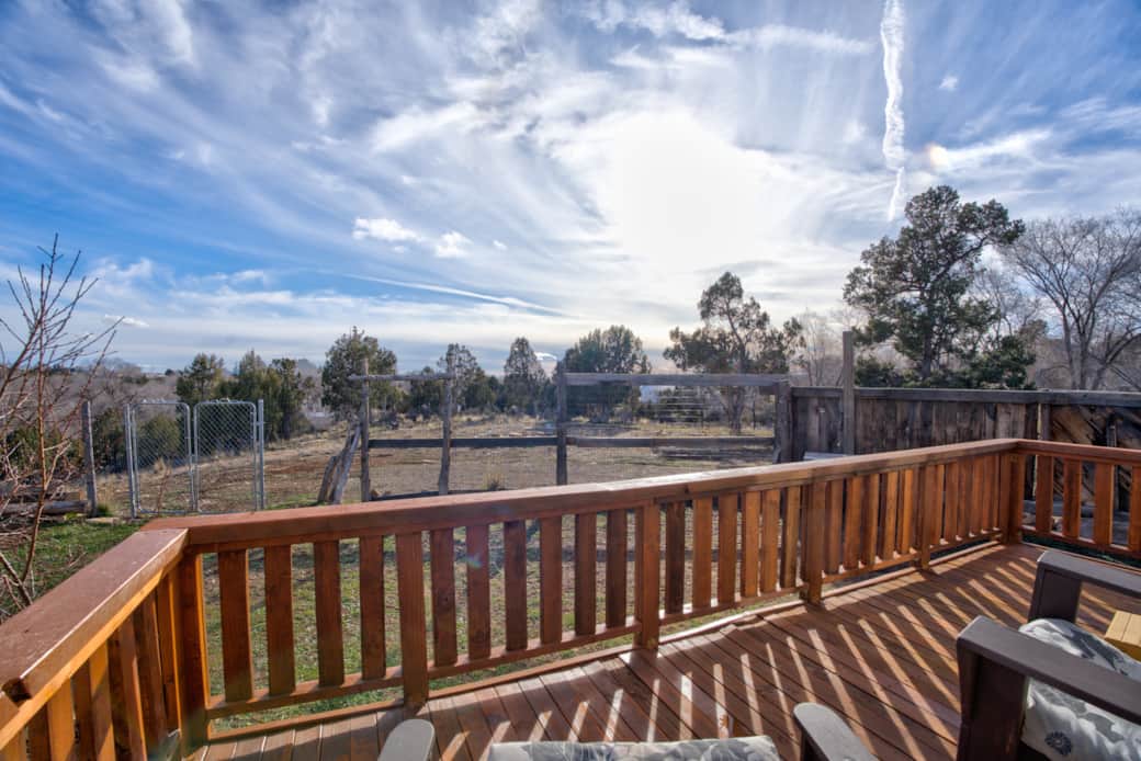 View from the back deck