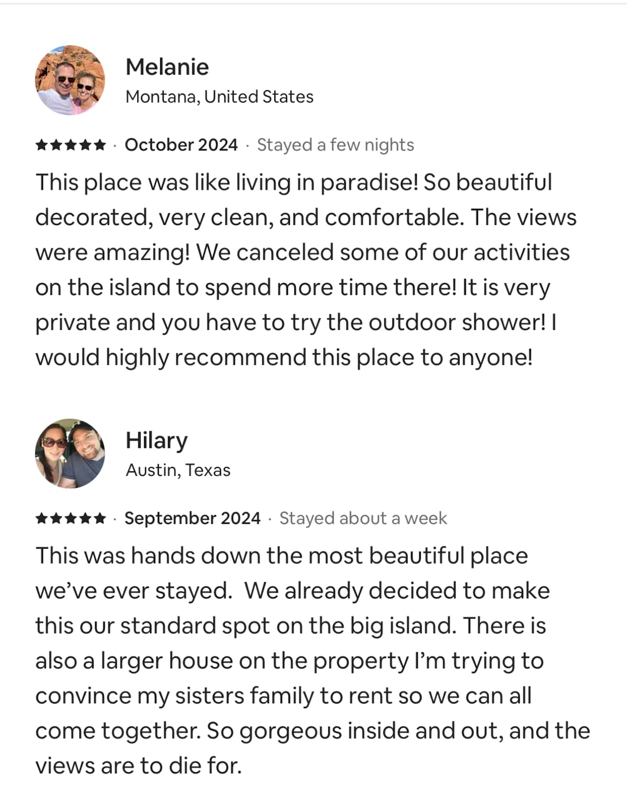 5 Star Reviews