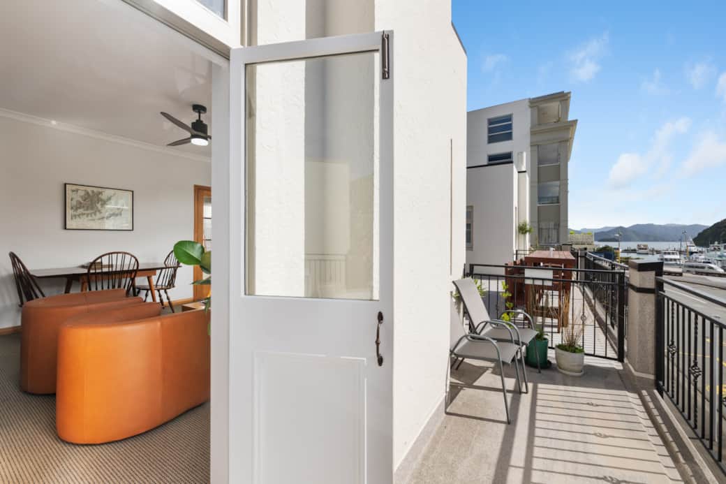 Unwind with your morning coffee or an evening platter while savouring view over the marina.