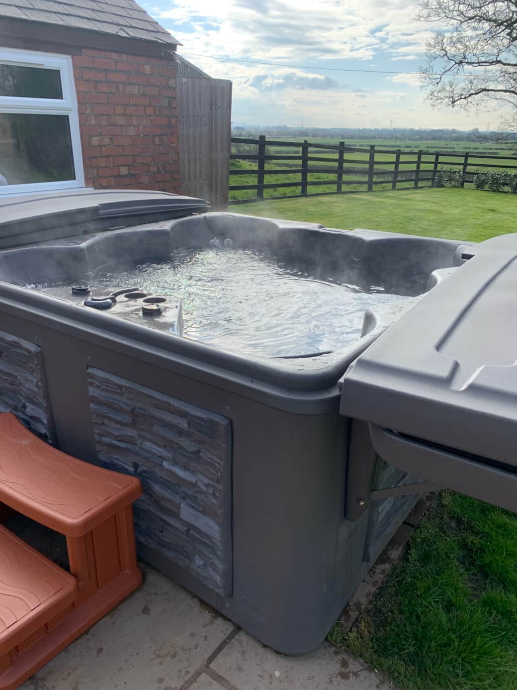 Hot tub.