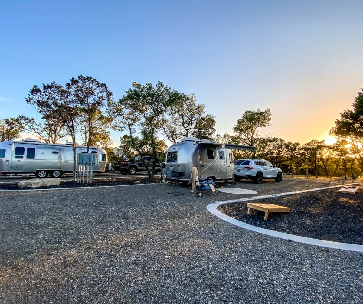 Premium RV Site Camping in Wimberley