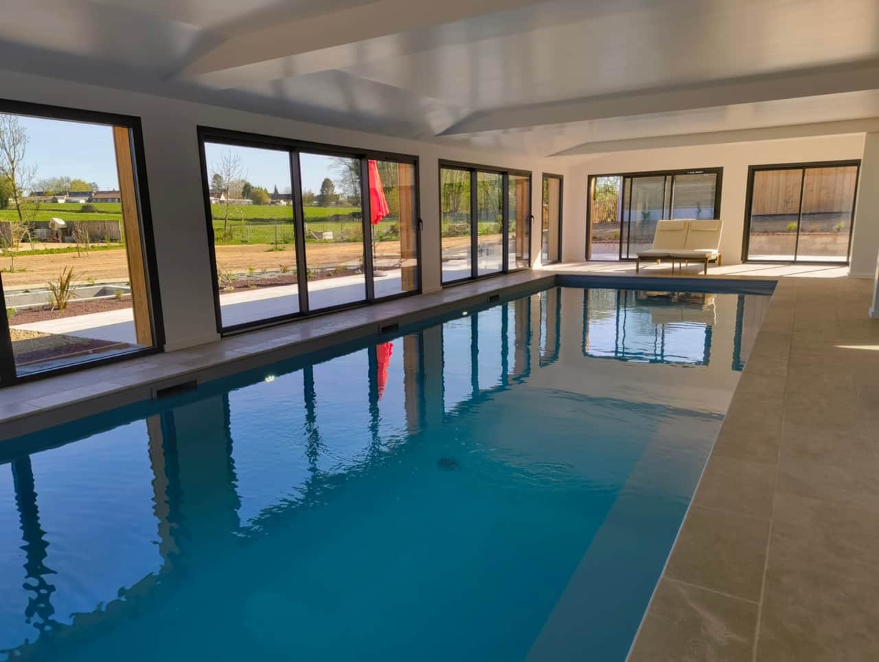 Piscine intérieure chauffée toute l'année