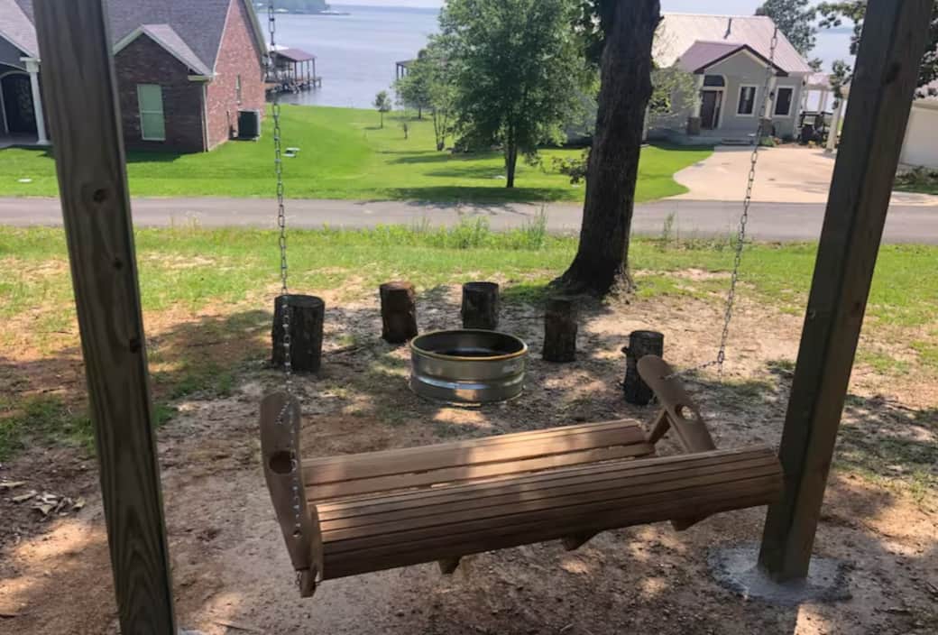 Firepit Swing Area Firepit Swing Area