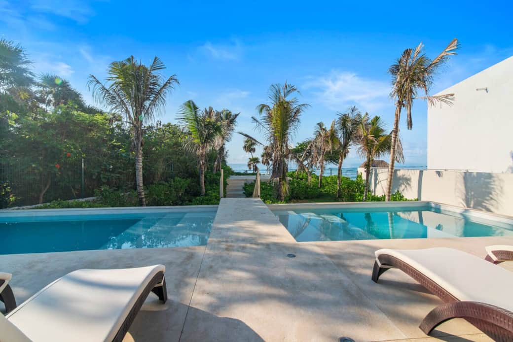 Embark on a journey to our exclusive beach club for a taste of paradise! Relax under umbrellas, unwind by the pools amidst lush scenery, and revel in direct beach access for the ultimate escape.