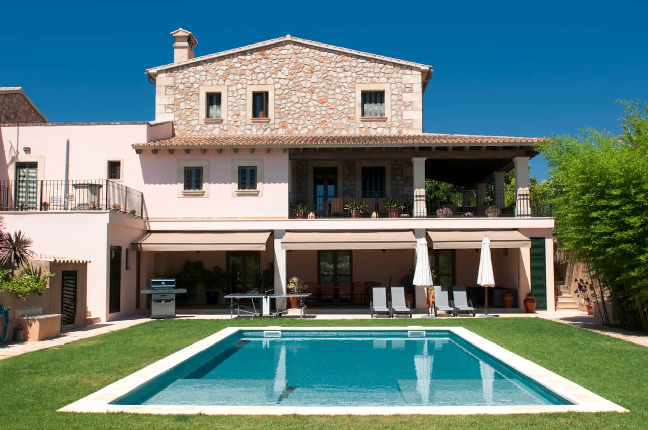 Pool view facade - Can Corem de Son Moix