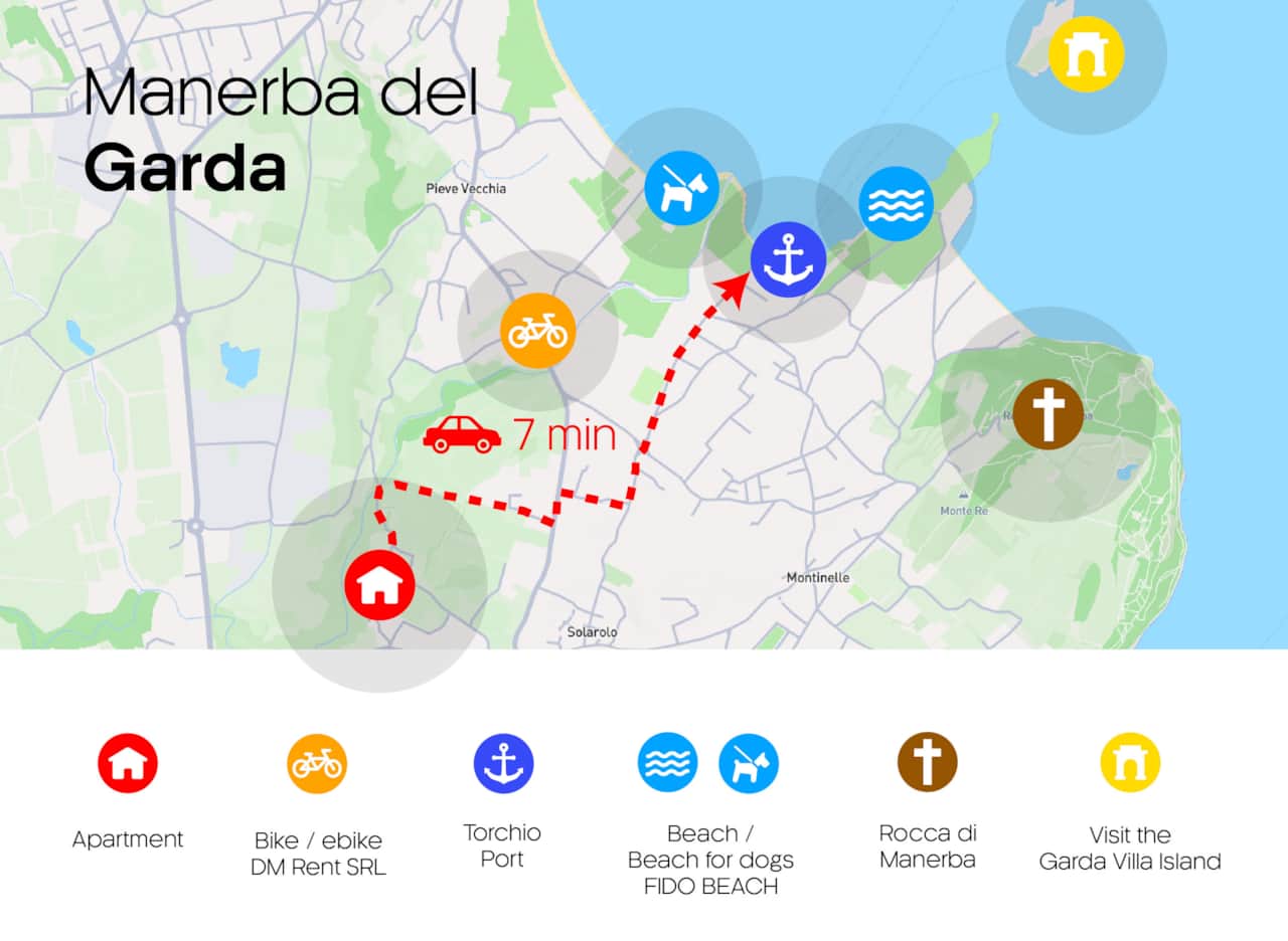 La mappa della zona e come arrivare al lago