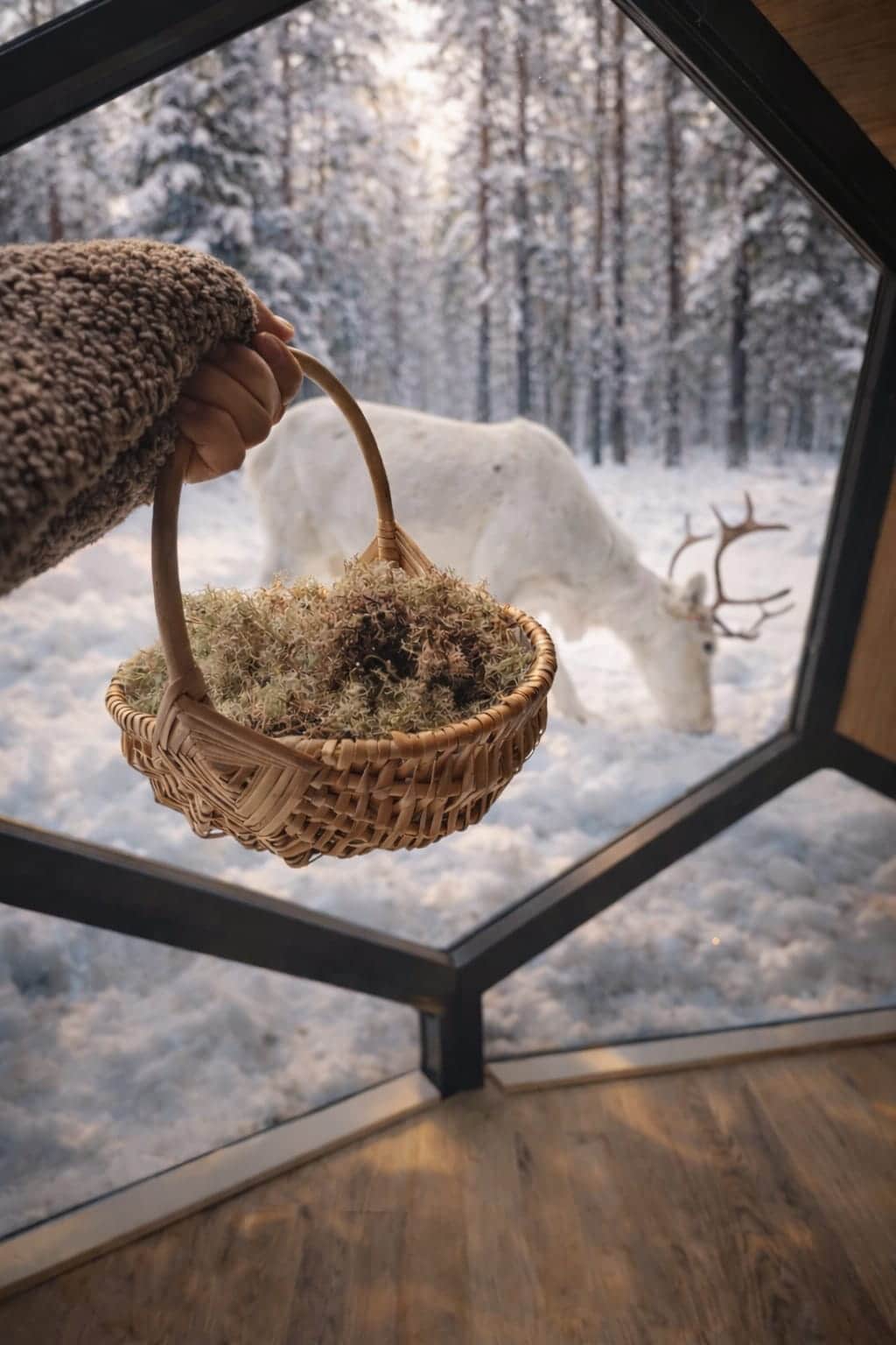 Reindeer treats basket Reindeer treats basket