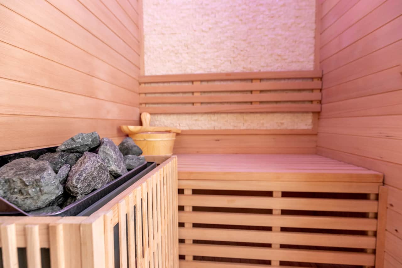 Sauna finlandais privatif du gîte Le Petit Cocon à Levroux