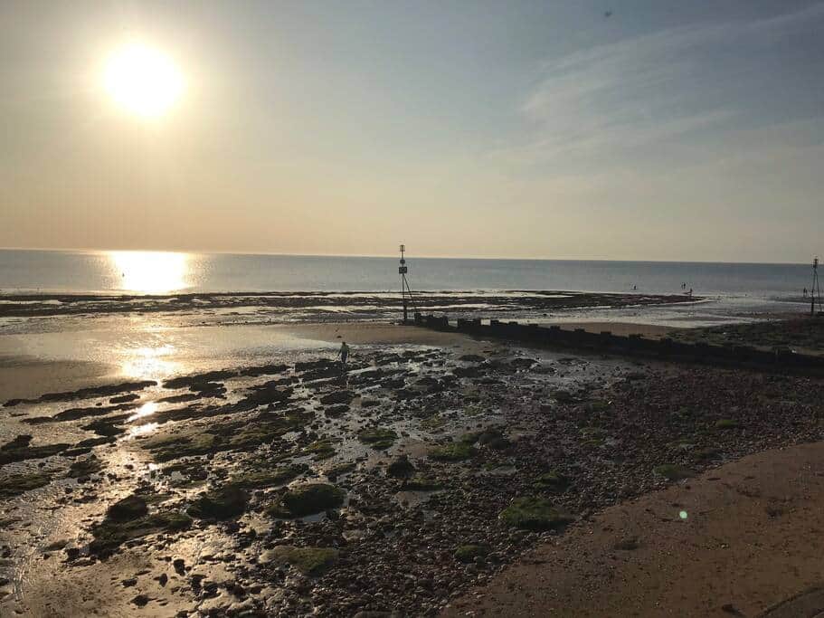 Hunstanton Beach at low tide