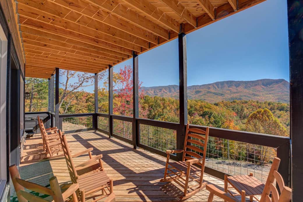 Views from all rooms, even bottom deck!