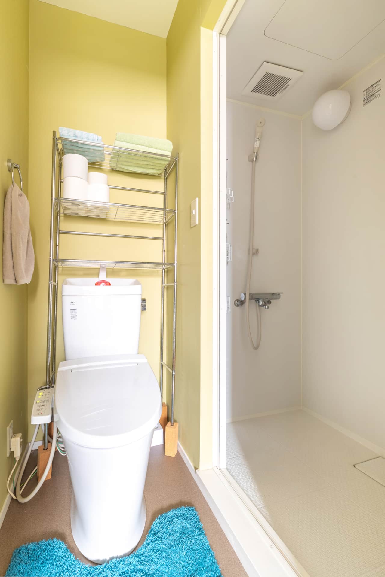 Clean, bright, and functional with a separate shower for comfort