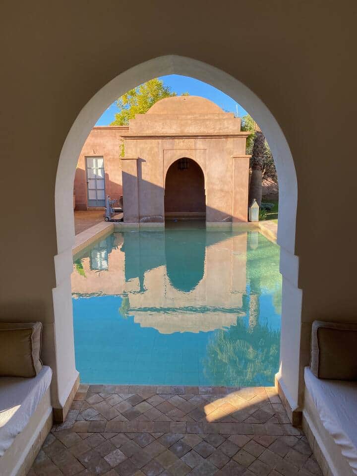 villa volubilis marrakech piscine