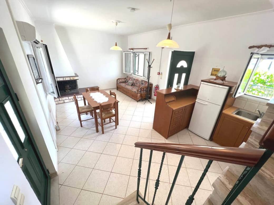 Villa Evgenia Lefkada - Appartement 2 - Séjour et coin cuisine