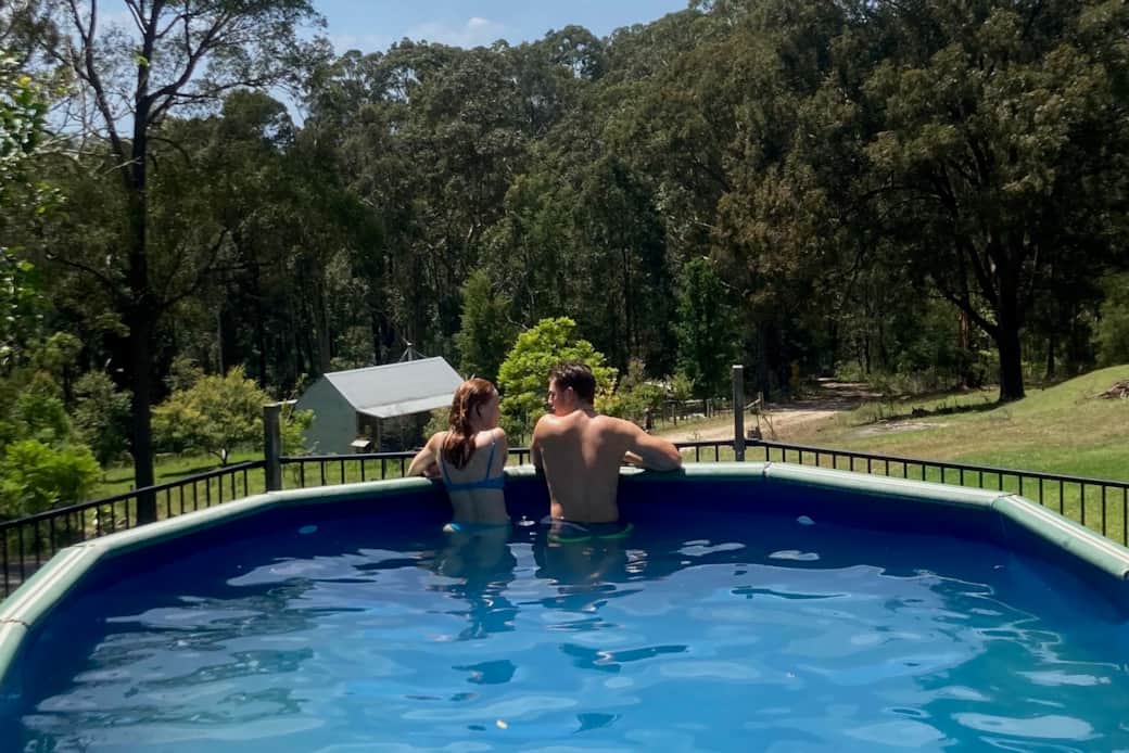 Bawley Ride_Farmhouse East_pool view_1978 x 1319_holiday accommodation nsw south coast