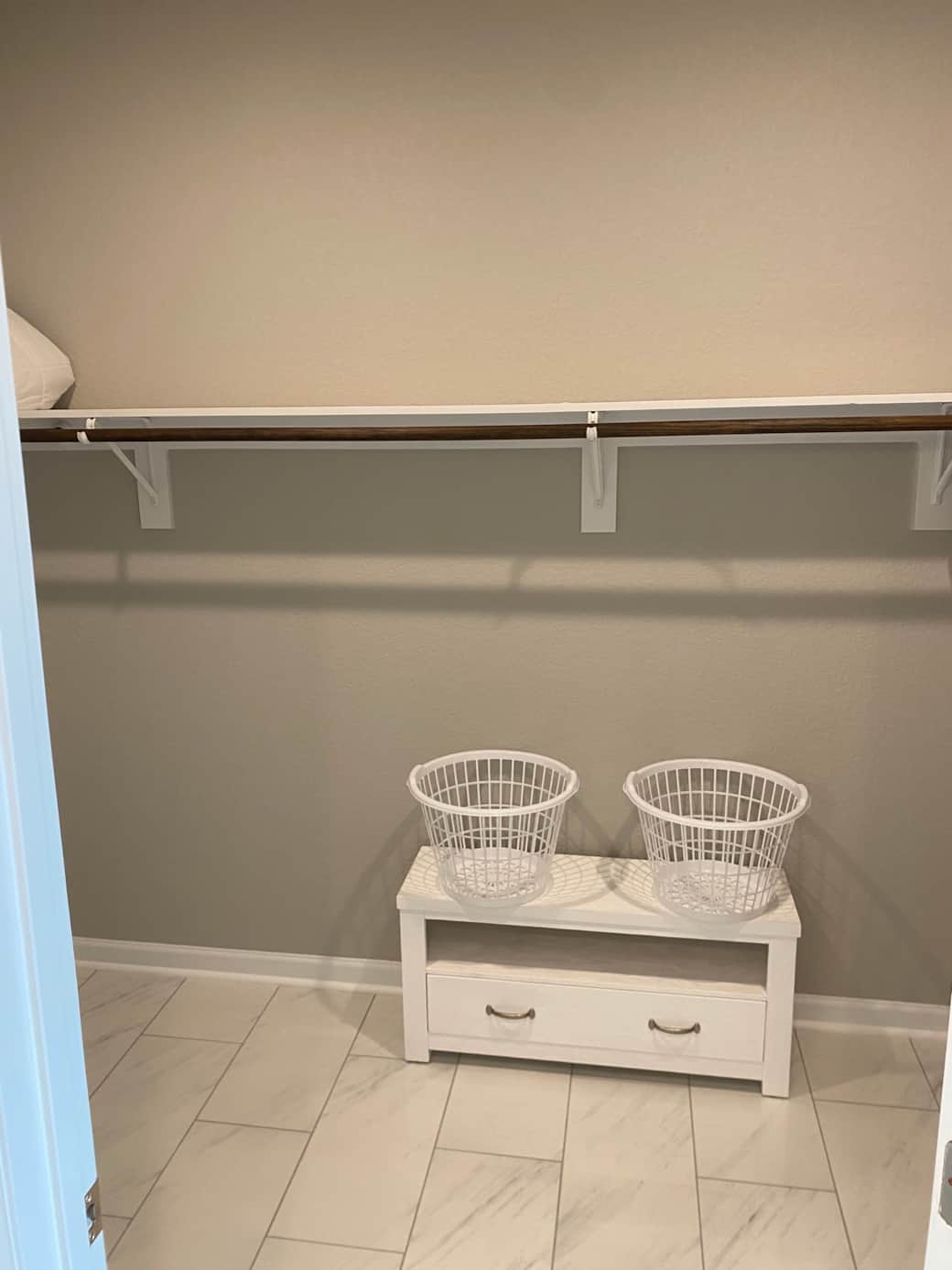 Master closet