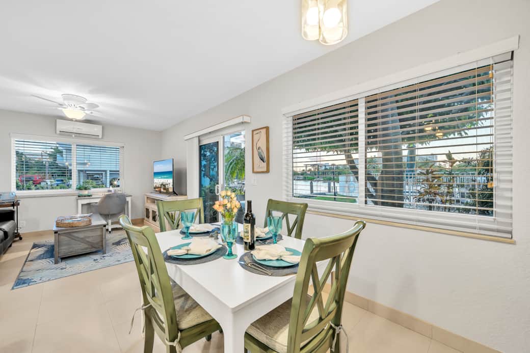 Dining and living room