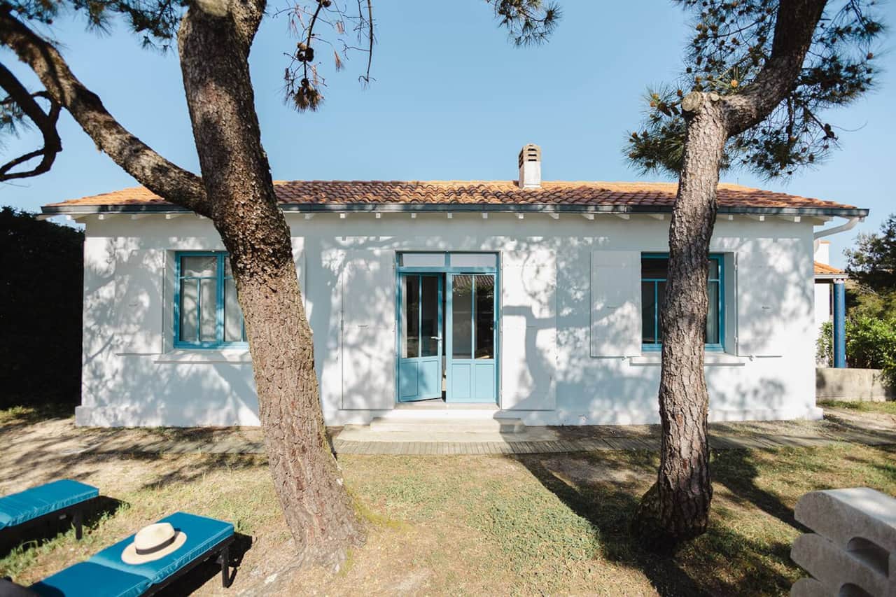 Facade avant et jardin