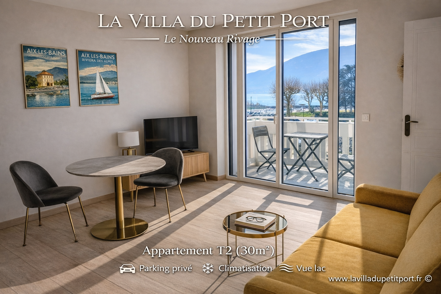 Le Nouveau Rivage (T2 lake view) - Apartment in Aix-les-Bains