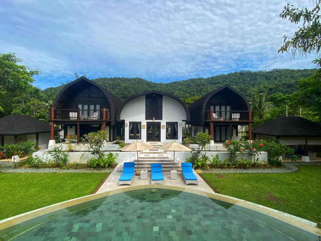 Outer Building View from poolside