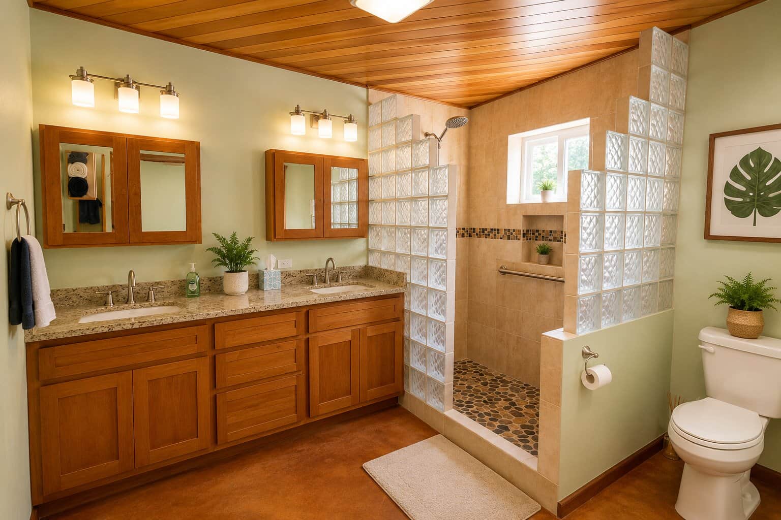 Primary ensuite bathroom at Villa Terrapin Station