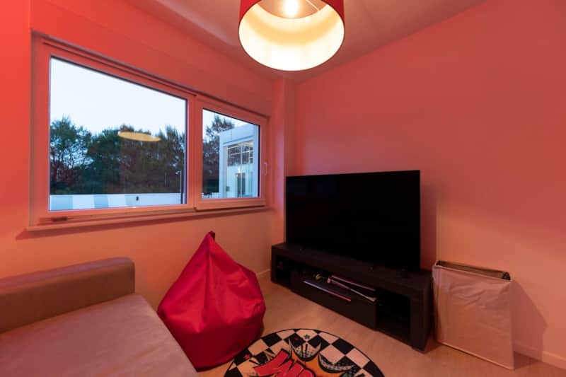 Games room with sofa bed