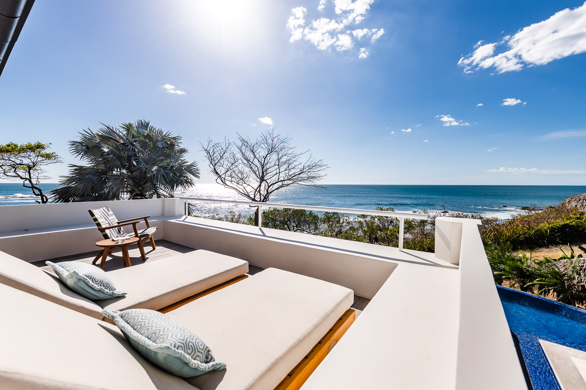 Front seat view of the majestic Pacific sunsets.