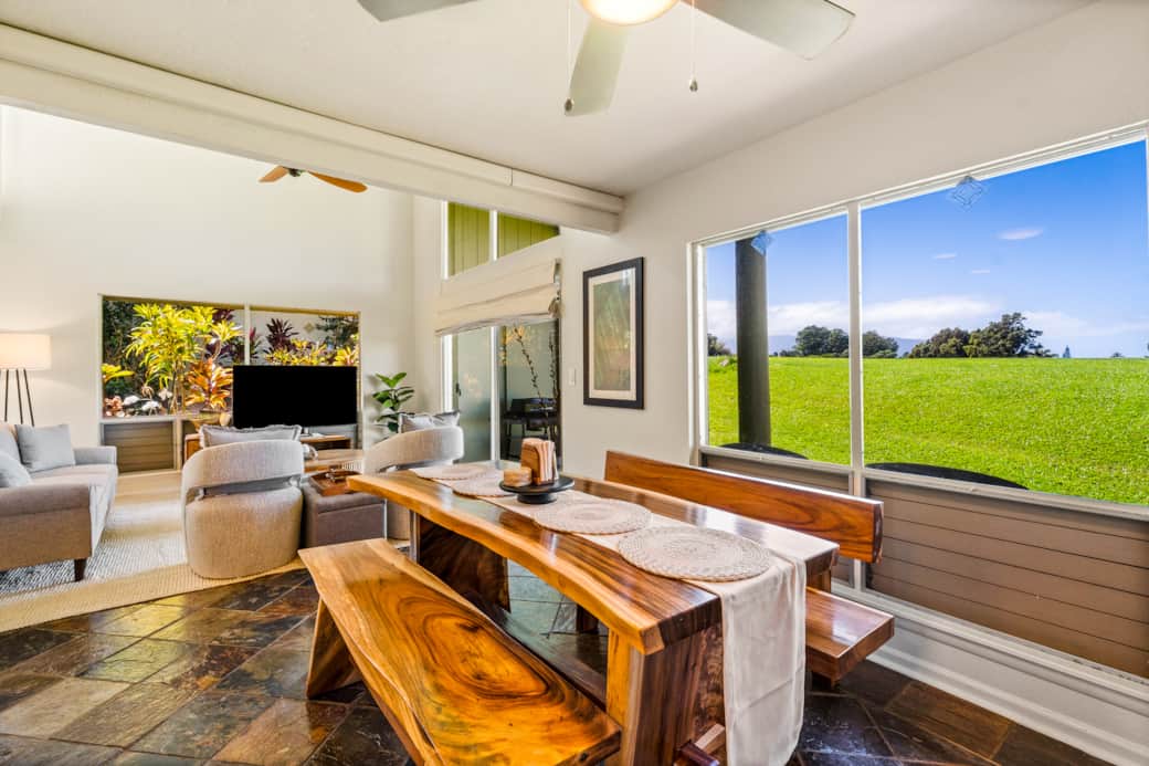 Enjoy breathtaking views of lush greenery right from your window