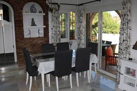 Indoor dining room, perfect for winter eating and working from home Indoor dining room, perfect for winter eating and working from home