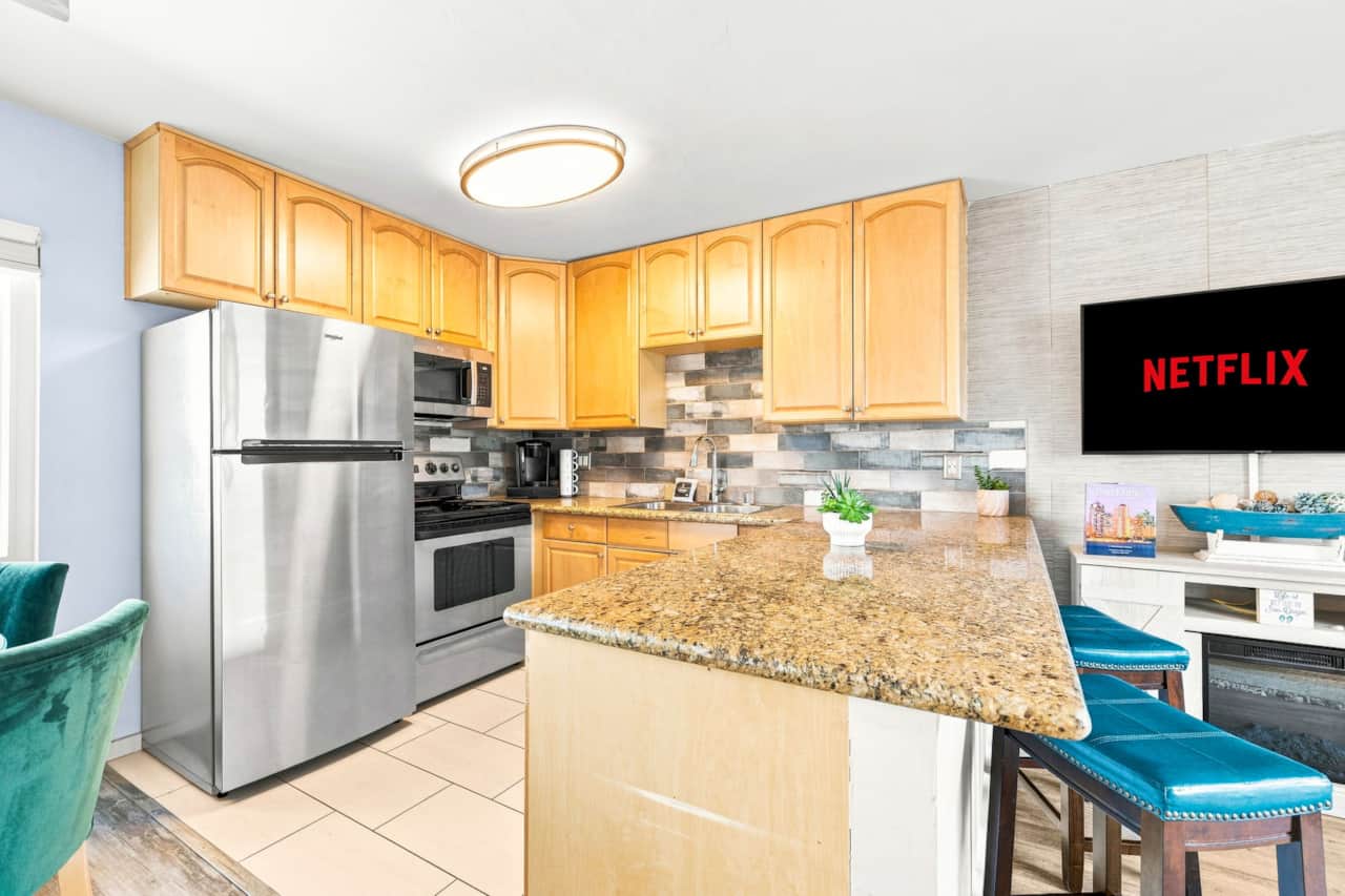 Updated Modern Kitchen - Stainless Steel Appliances