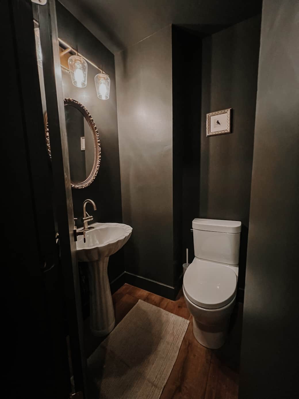 Shared powder room for quick freshen-ups during your stay.