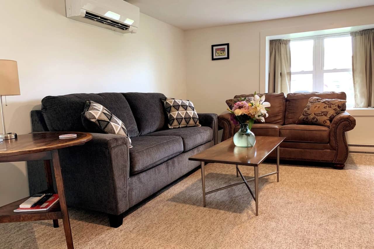 Great room seating is new and cozy