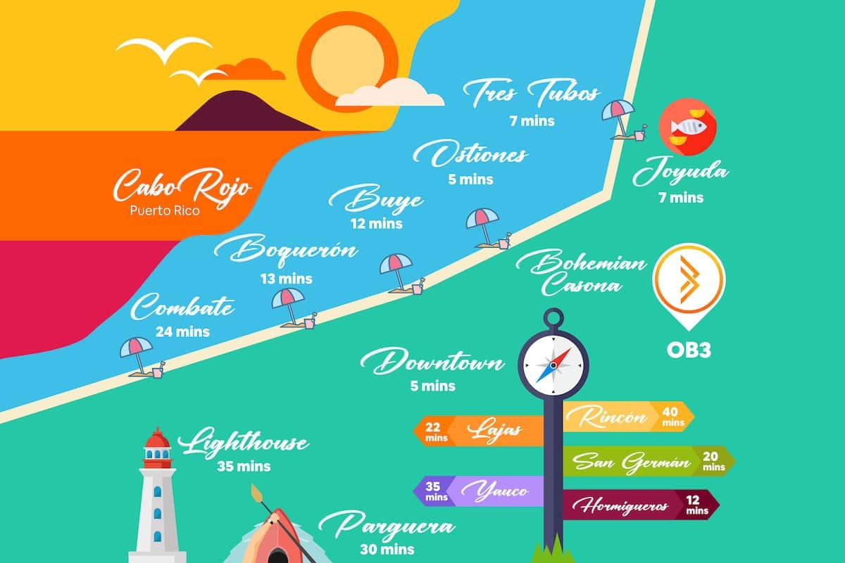 Explore our awesome map! For more details of maps and recommendations, visit OrangeBLiving's website or check out our guidebook on Airbnb.