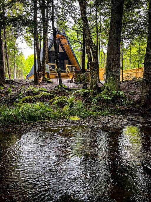Front of Cabin on Meadow Brook