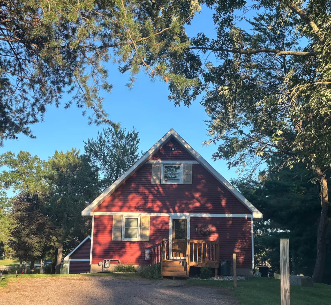 Cabin Front - Driveway