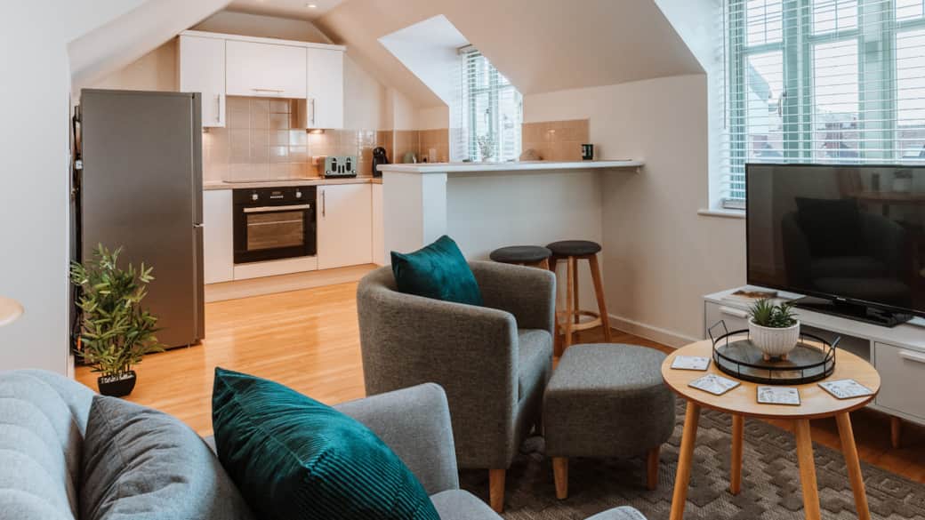 01 st johns penthouse open plan seating area