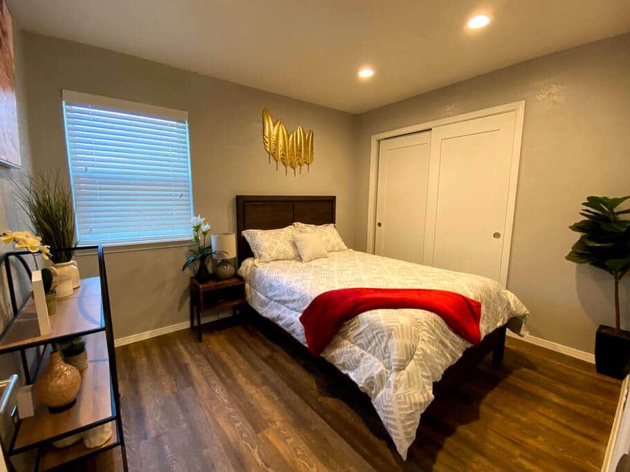 Bed to relax and sleep
