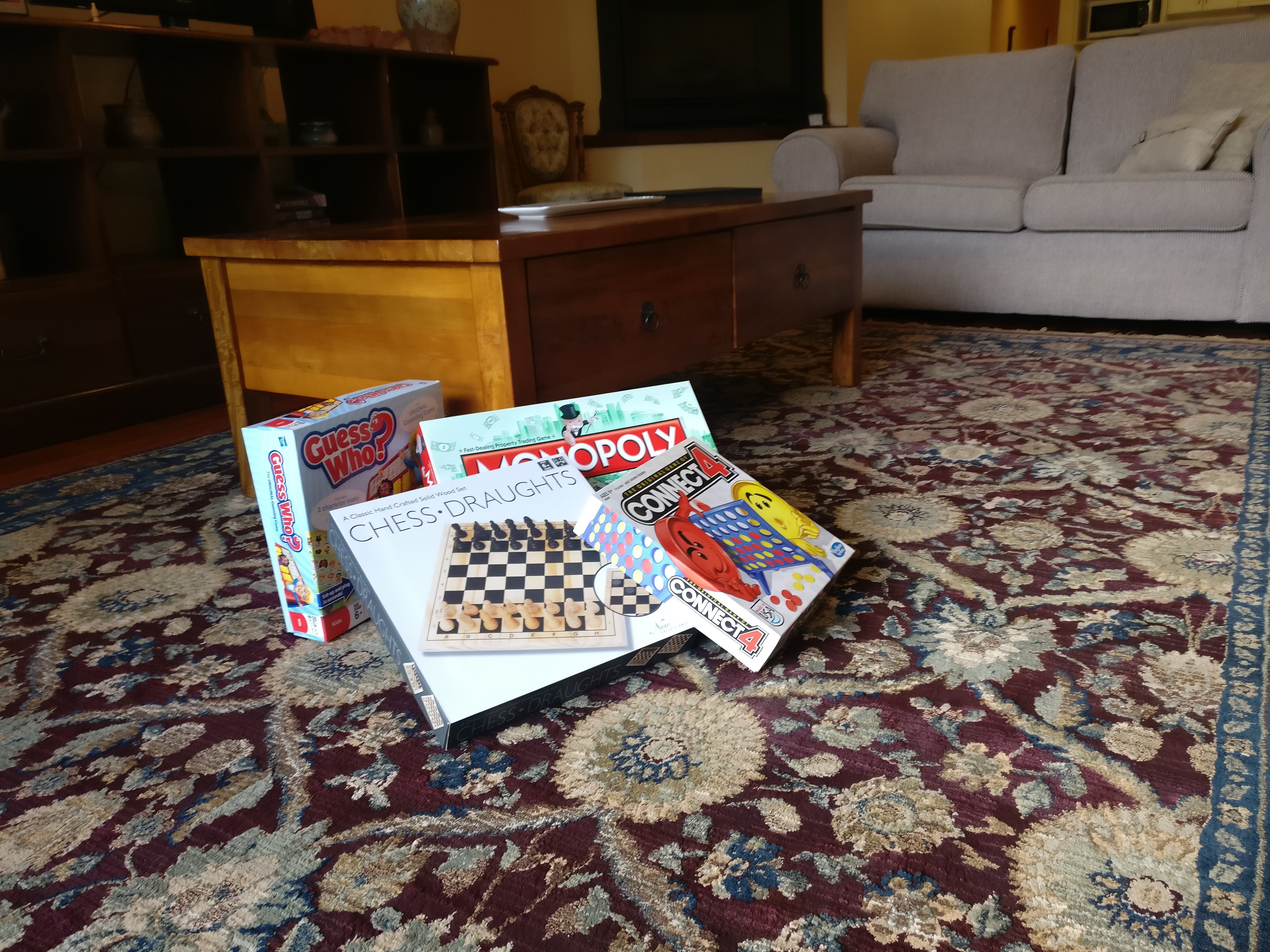 Boardgames in all of our homes
