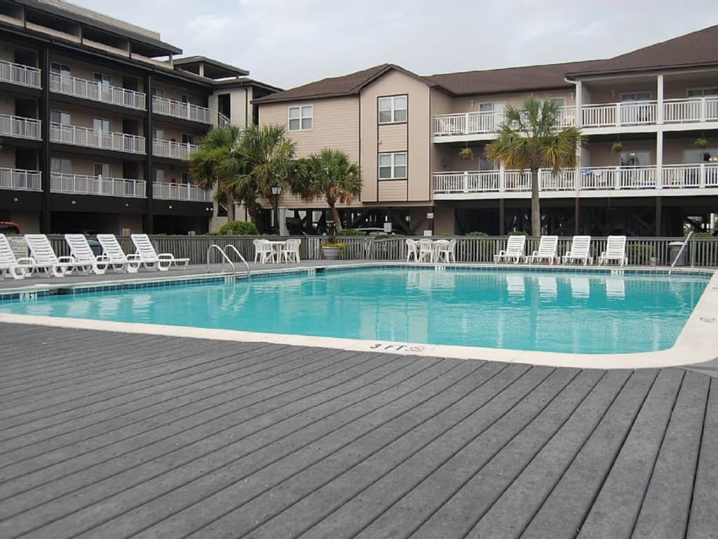 View of pool