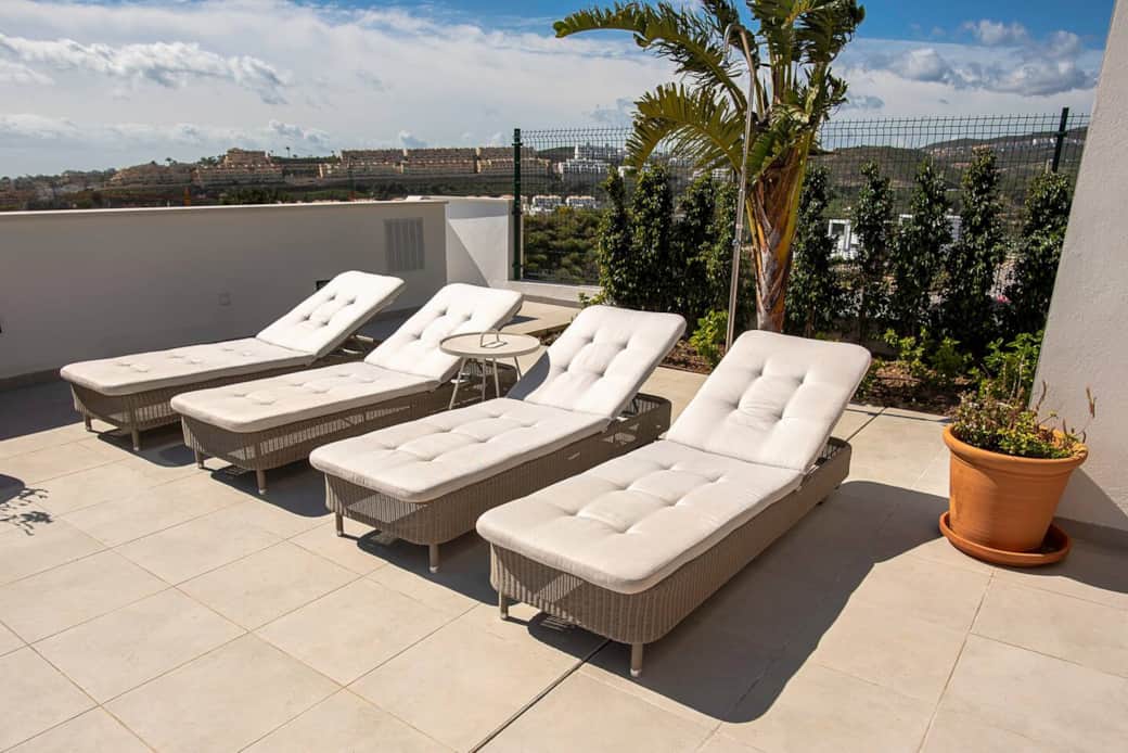 Sun Loungers by the pool Sun Loungers by the pool