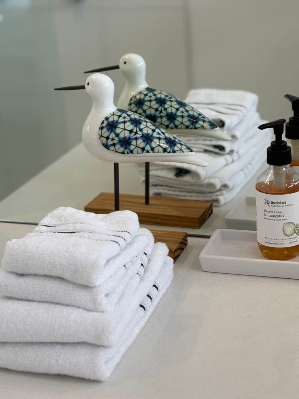 Towels and Toiletries 