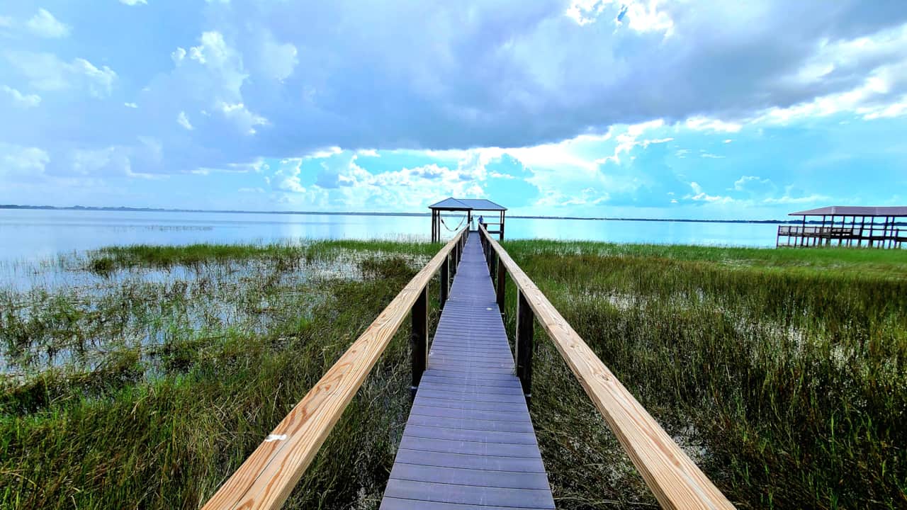 Prime Waterfront Location on Reedy Lake with Private Dock Surrounded by Nature