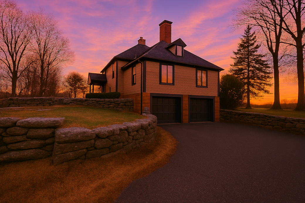 Side view at Sunset