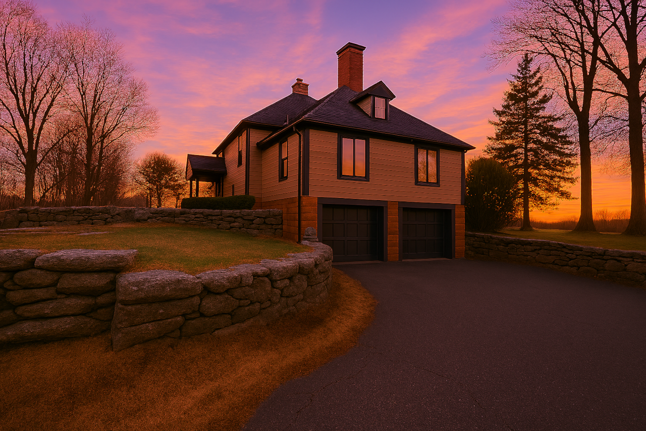Side view at Sunset