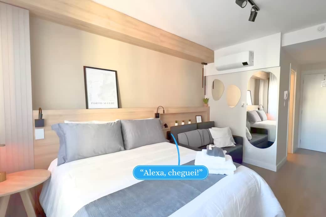 O loft  é moderno, acolhedor e totalmente equipado, perfeito para quem valoriza conforto e funcionalidade, proporcionando uma estadia completa. 
