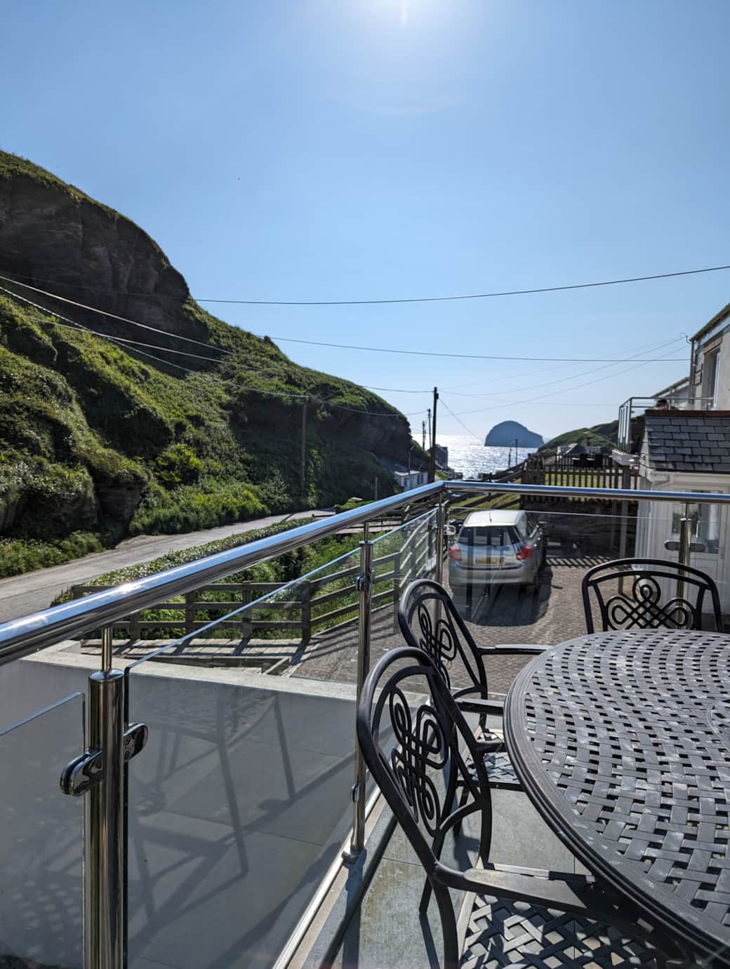 Sea view from the balcony 