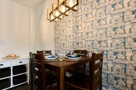 Our new themed wallpaper! Compliments of Mom. :) Our new themed wallpaper! Compliments of Mom. :)