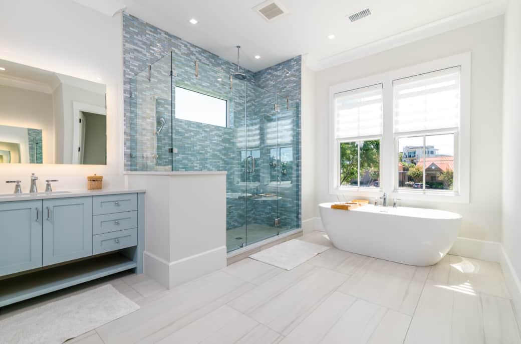 Luxurious bathroom for 1st primary