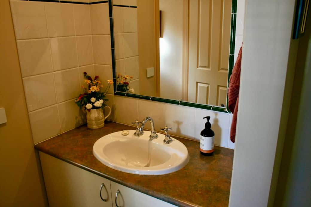 Separate Toilet and Vanity