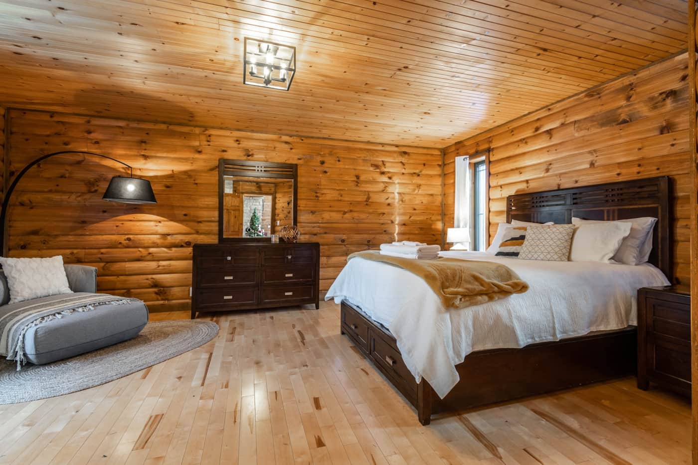 La chambre principale en hiver